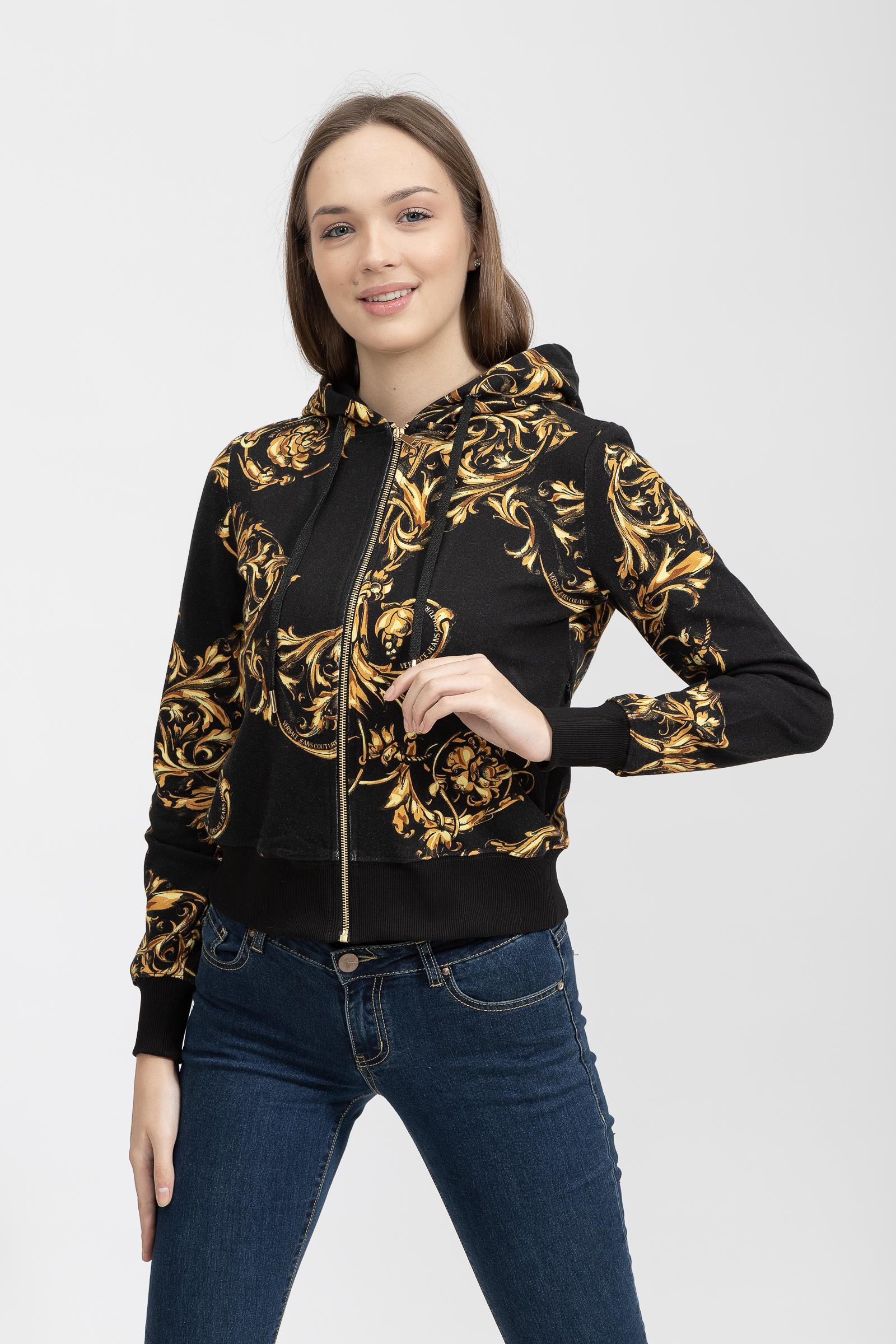 Versace Jeans Couture Kadın Fermuarlı Sweatshirt