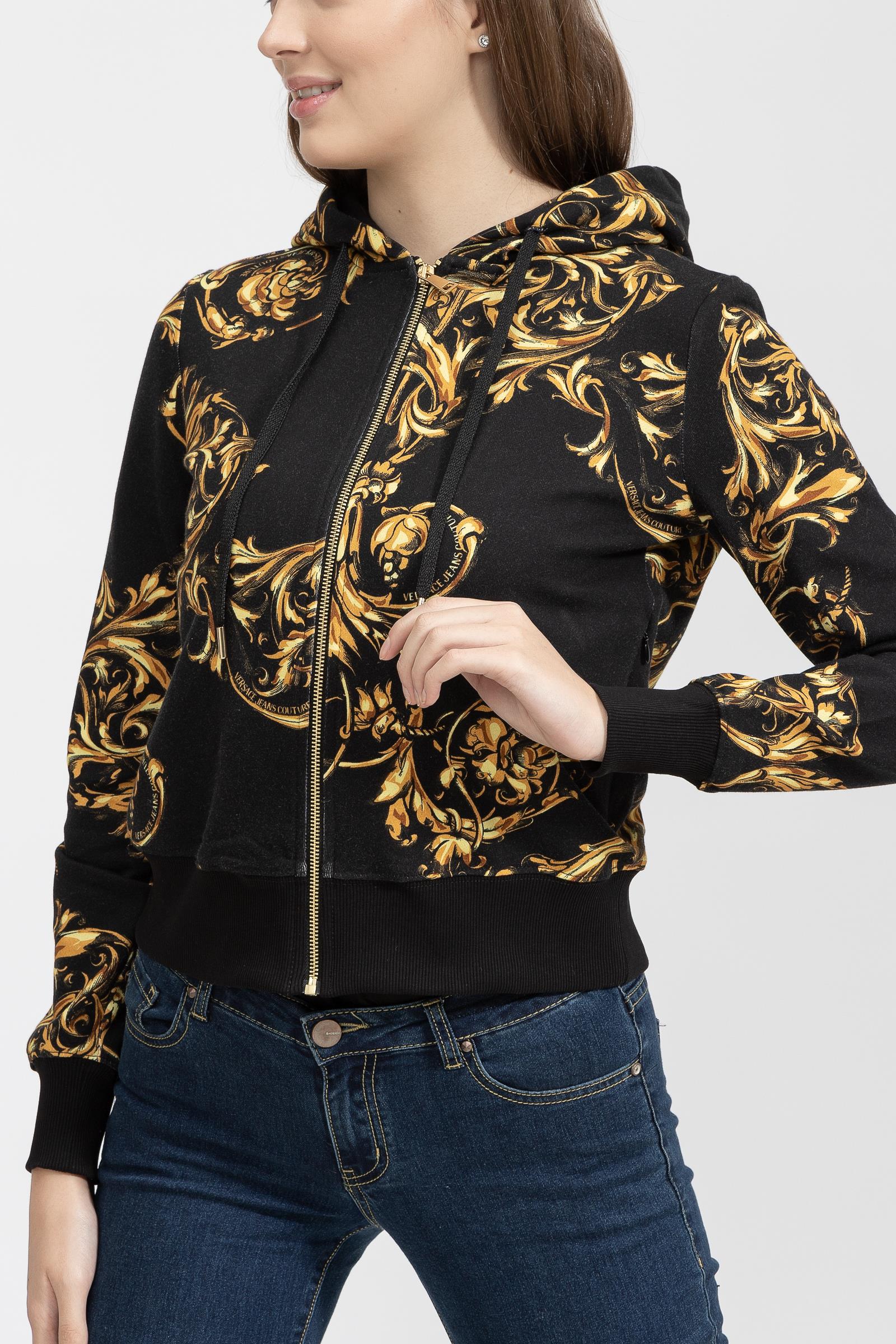 Versace Jeans Couture Kadın Fermuarlı Sweatshirt