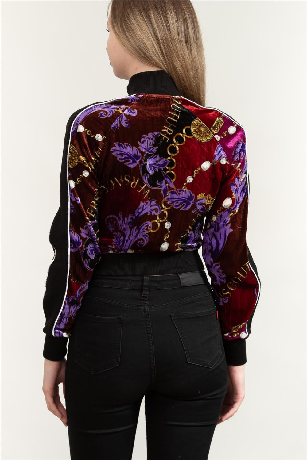 Versace Jeans Couture Kadın Fermuarlı Sweatshirt