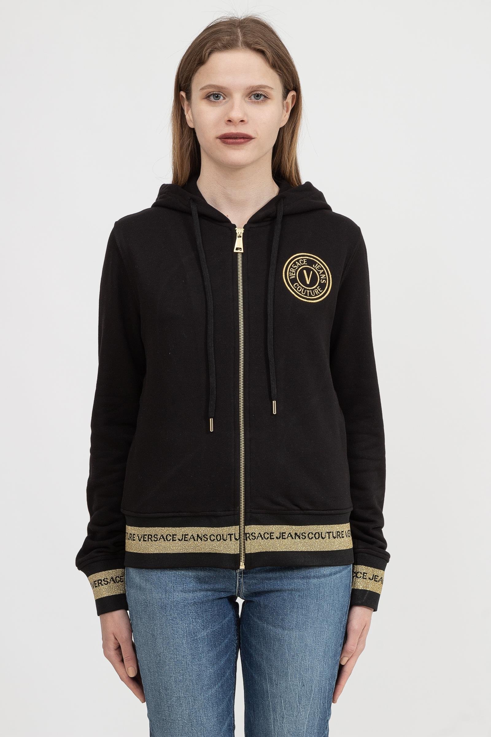 Versace Jeans Couture Kadın Fermuarlı Sweatshirt