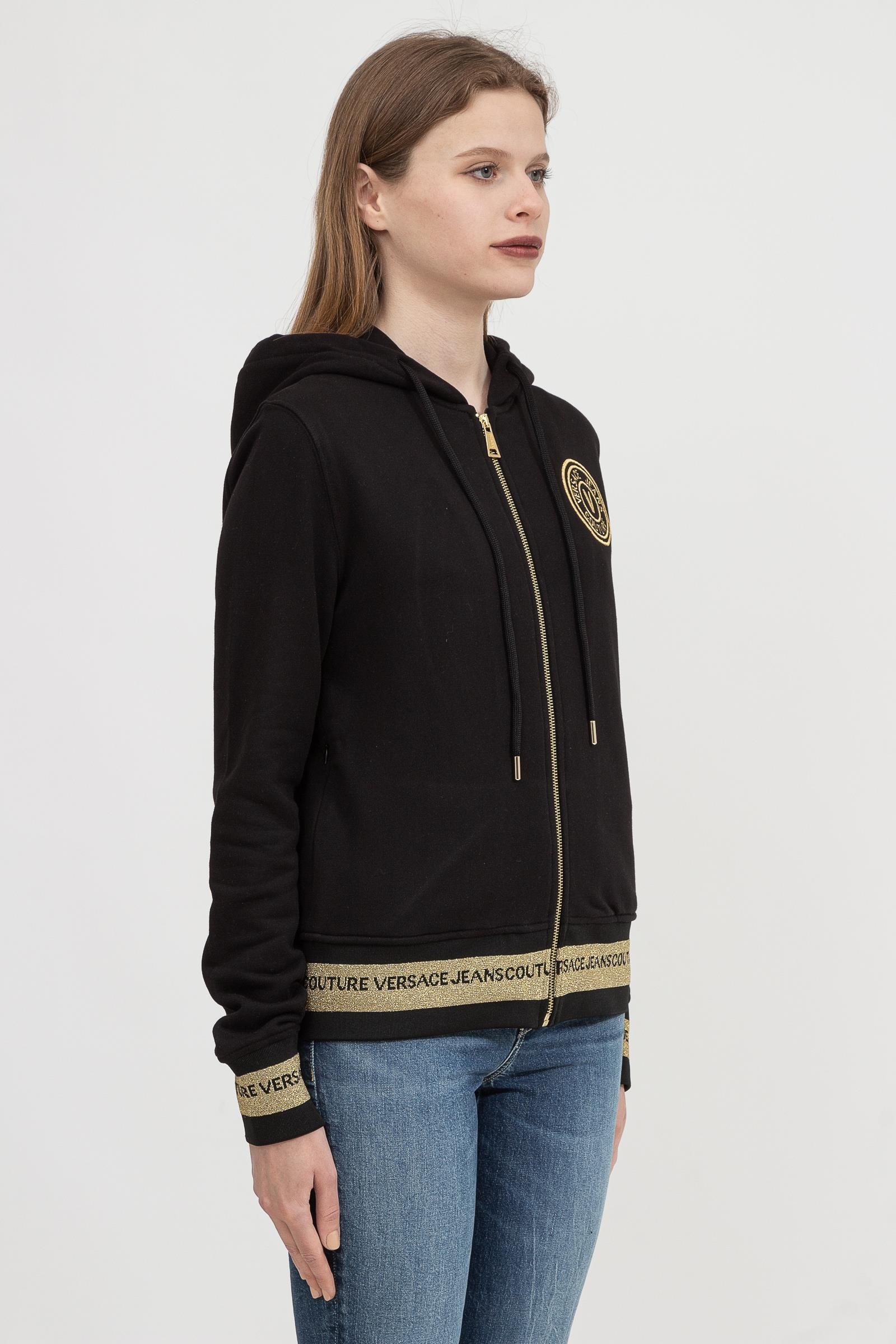 Versace Jeans Couture Kadın Fermuarlı Sweatshirt