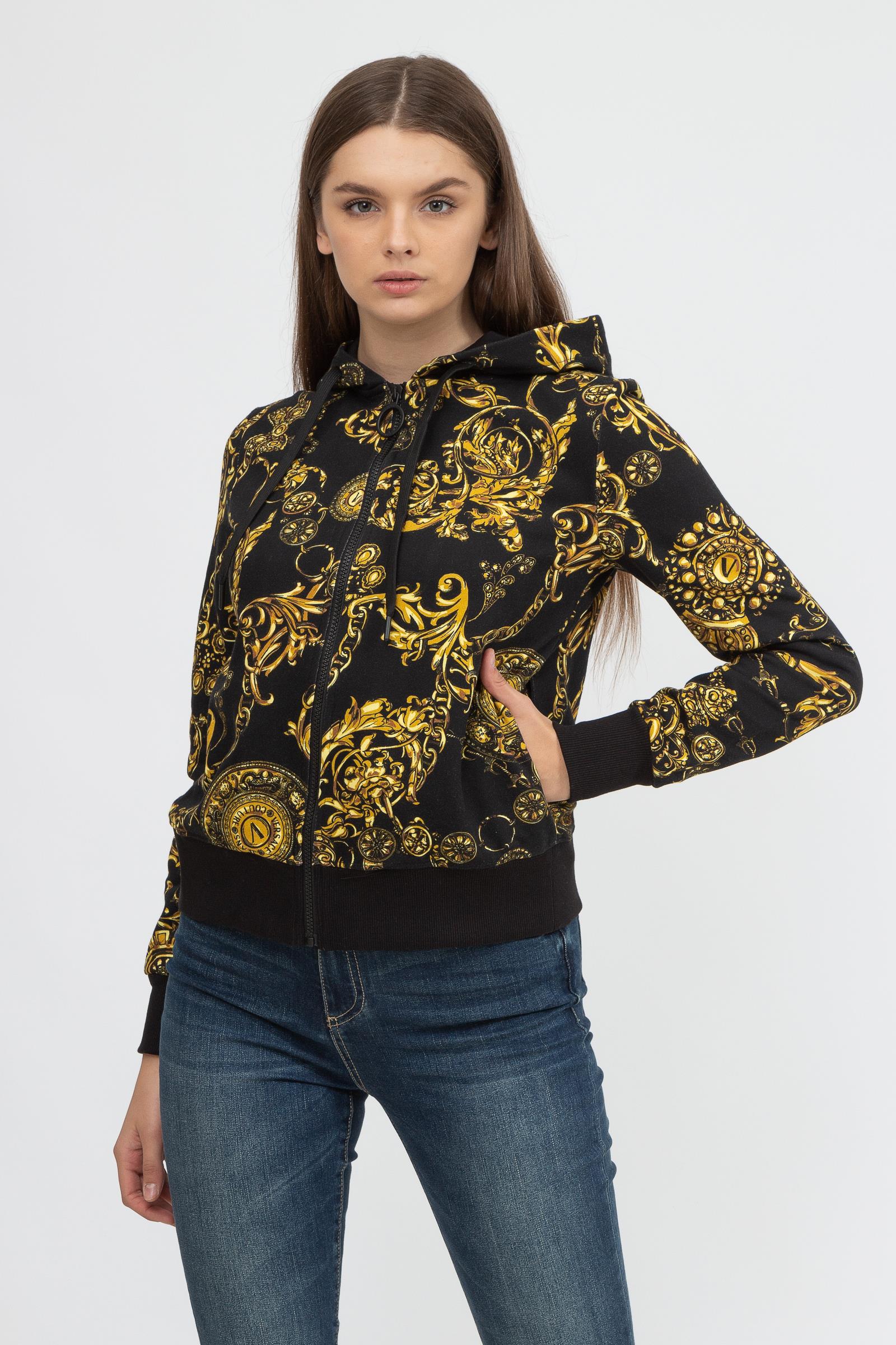 Versace Jeans Couture Kadın Fermuarlı Sweatshirt
