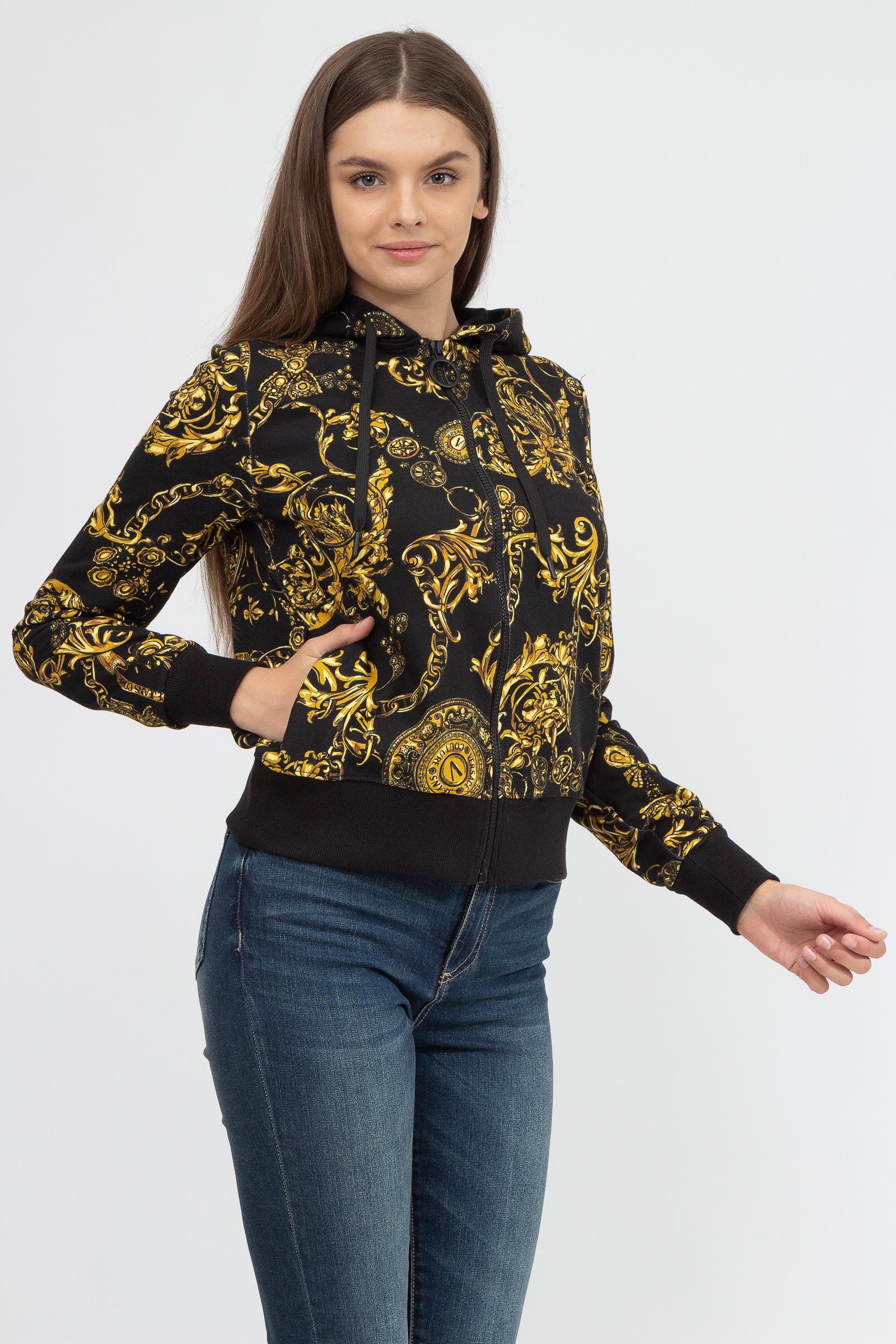 Versace Jeans Couture Kadın Fermuarlı Sweatshirt