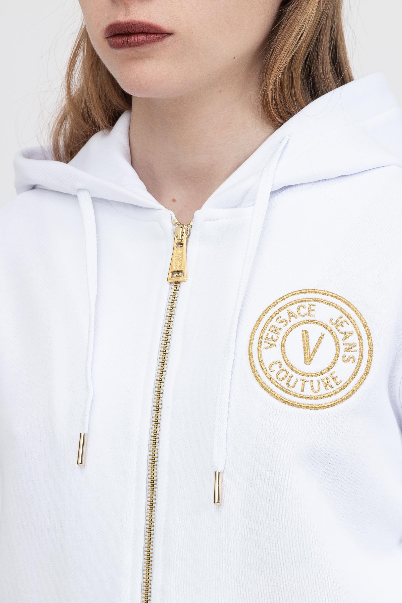 Versace Jeans Couture Kadın Fermuarlı Sweatshirt