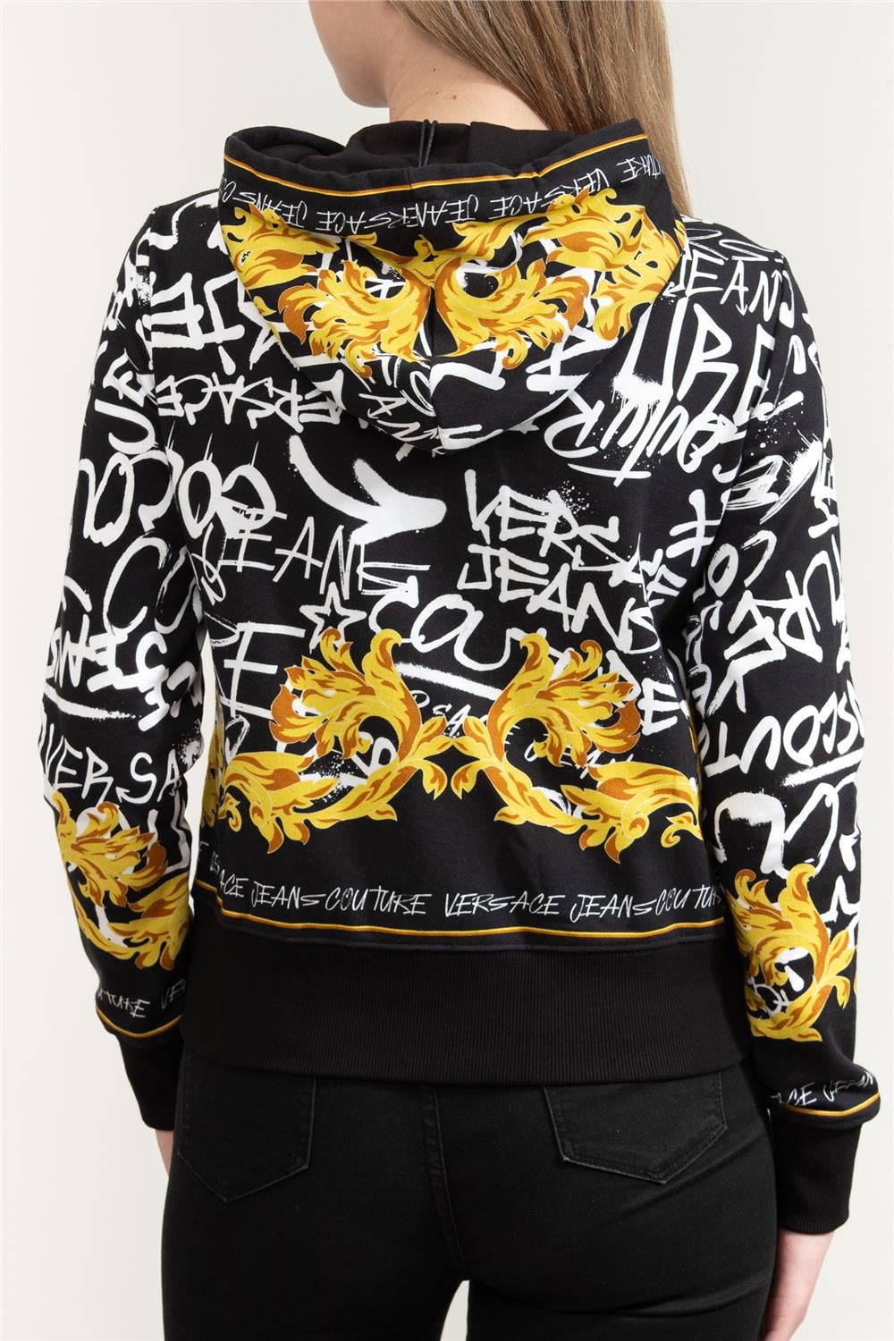 Versace Jeans Couture Kadın Fermuarlı Sweatshirt