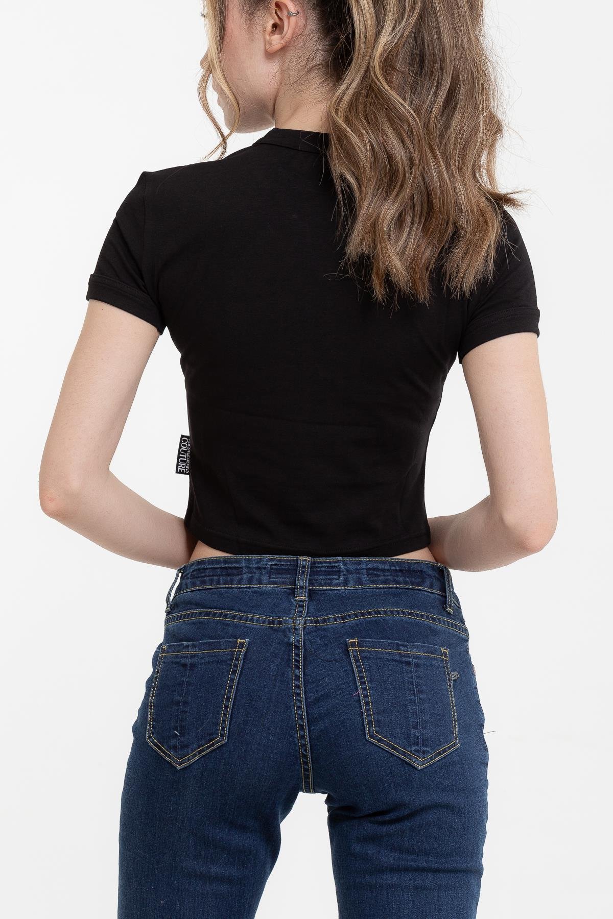 Versace Jeans Couture Kısa Kadın  T-Shirt