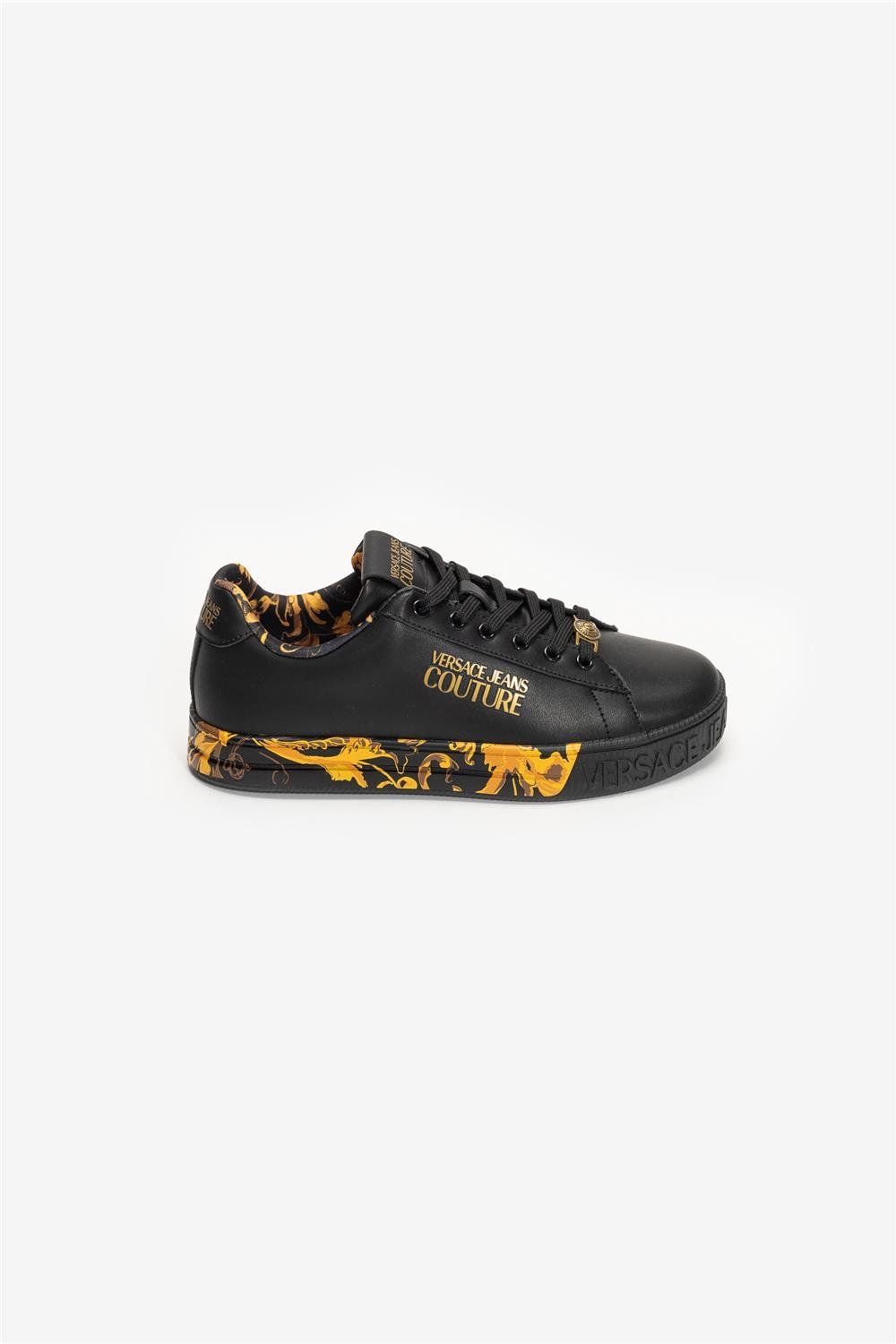 Versace Jeans Couture Leather Printed Outsole Kadın Sneaker