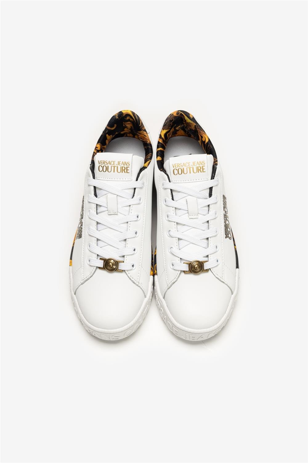 Versace Jeans Couture Leather Printed Outsole Kadın Sneaker