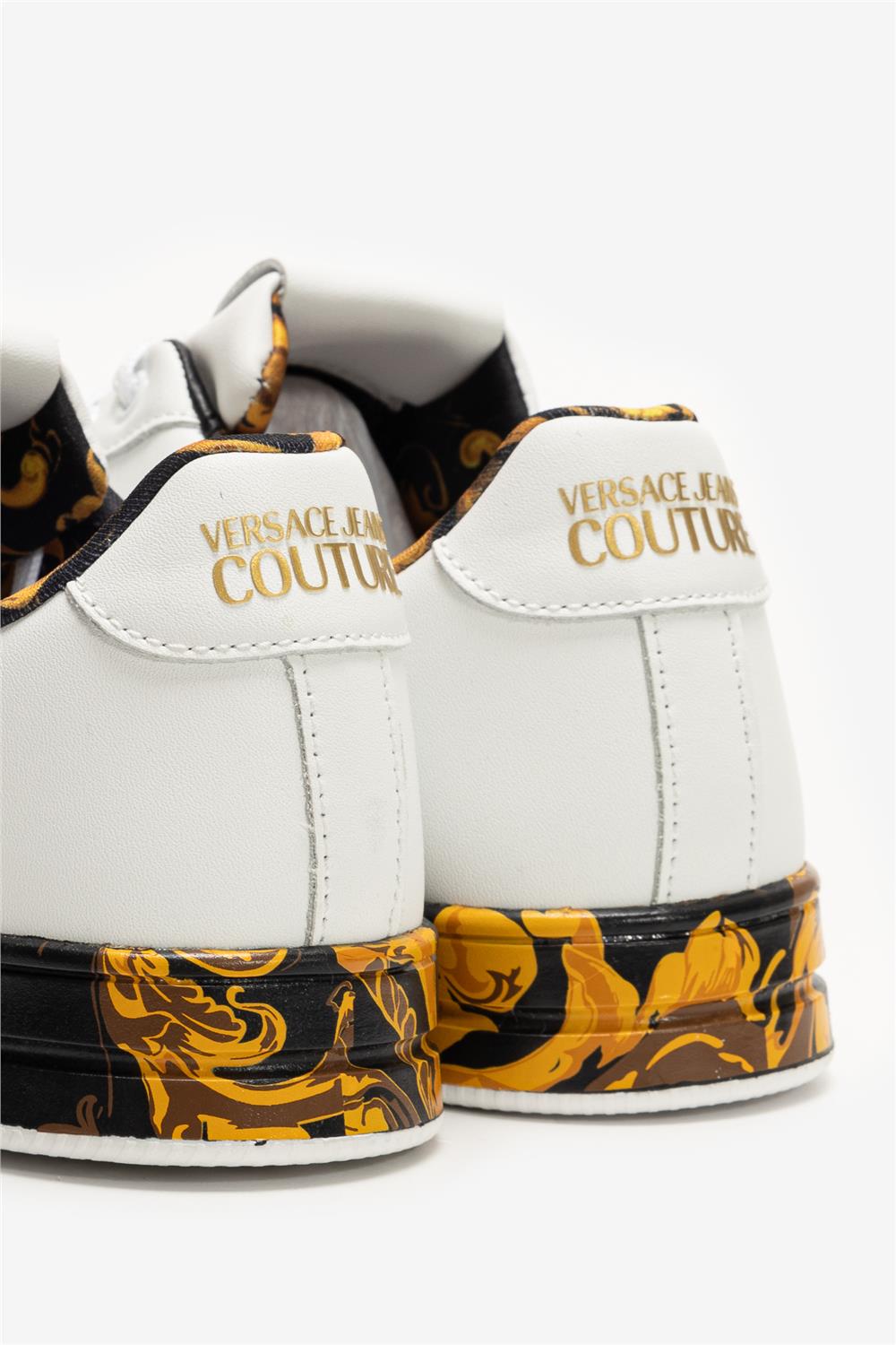 Versace Jeans Couture Leather Printed Outsole Kadın Sneaker