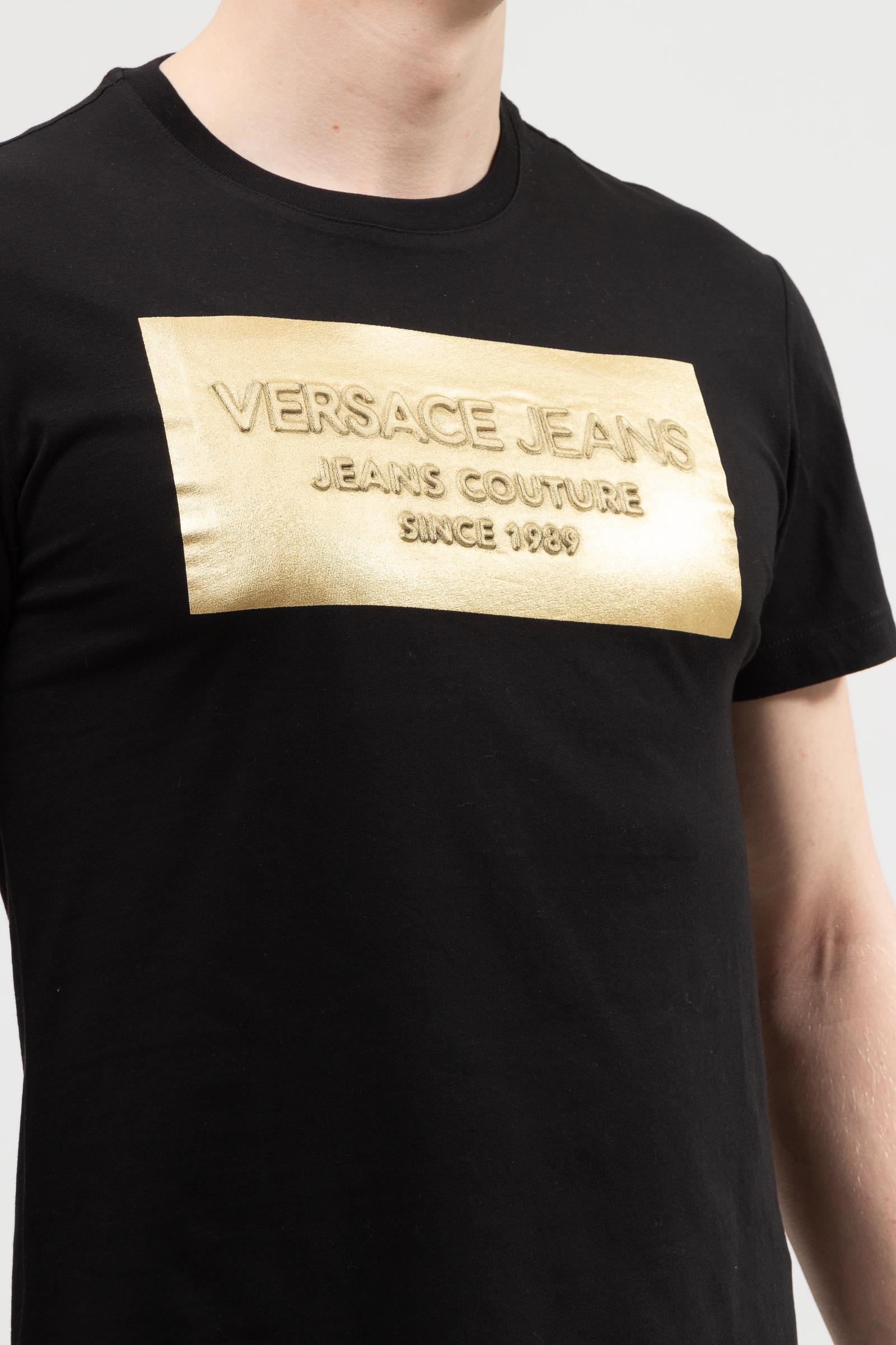 Versace Jeans Couture Logo Baskılı  Erkek T-Shirt