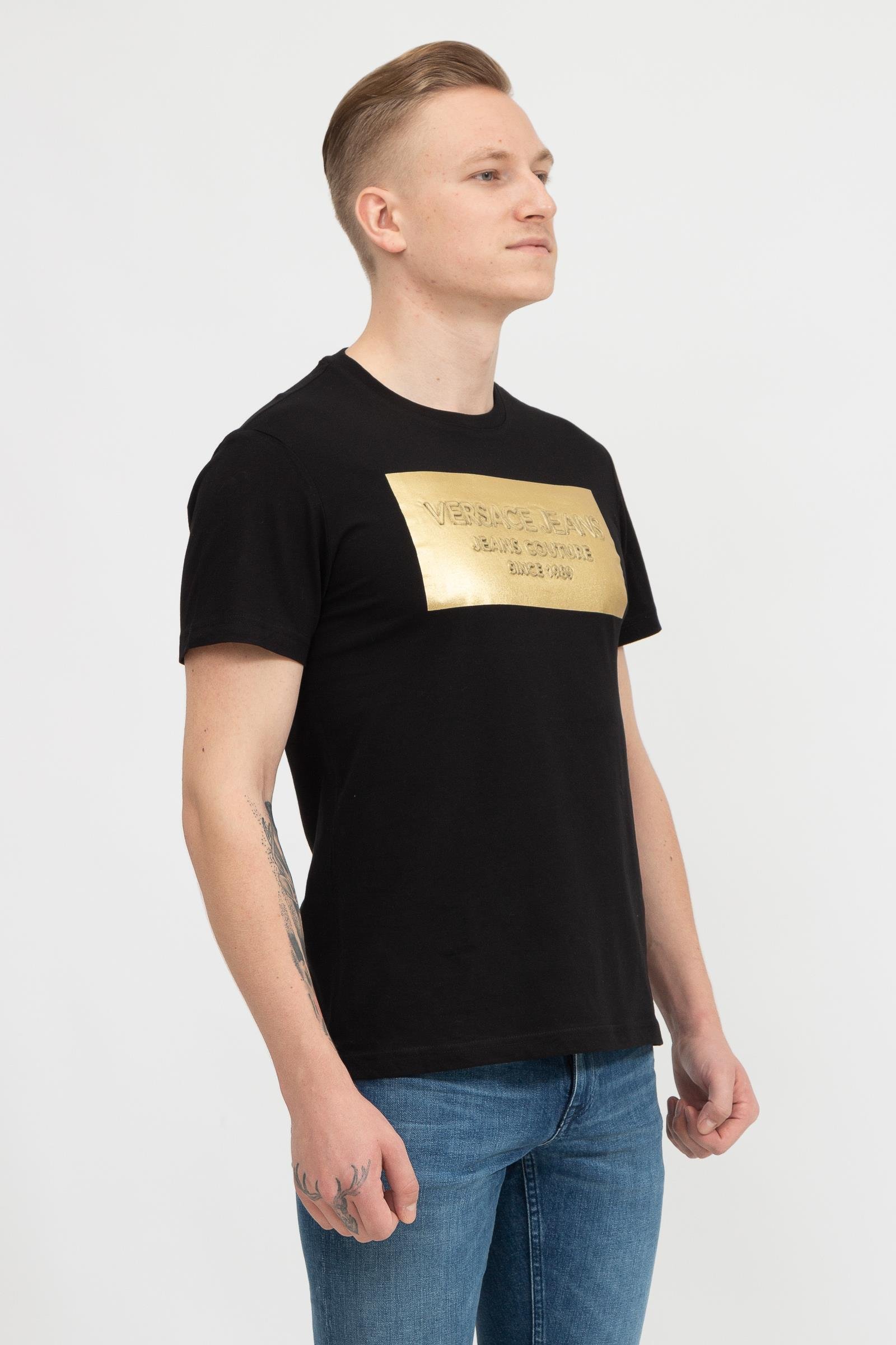 Versace Jeans Couture Logo Baskılı  Erkek T-Shirt