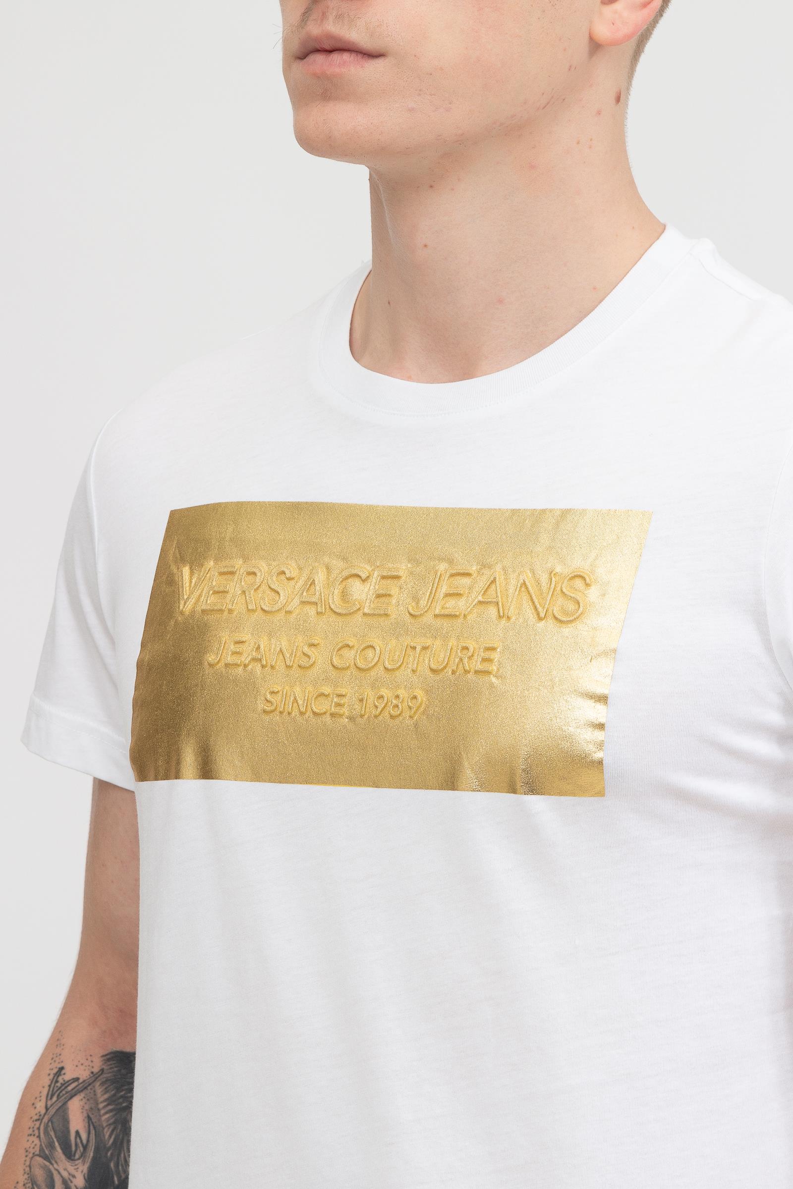Versace Jeans Couture Logo Baskılı  Erkek T-Shirt