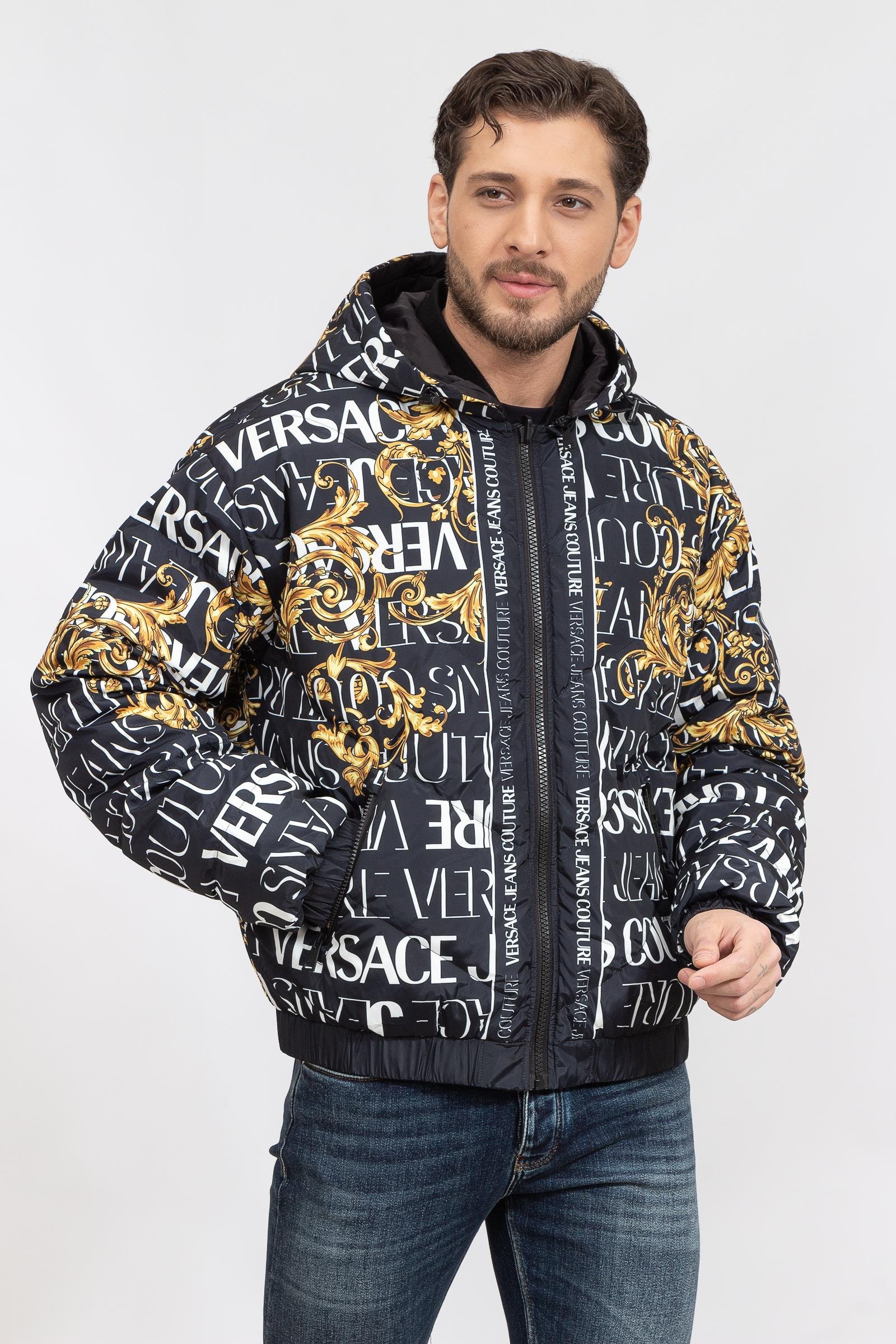 Versace Jeans Couture Revers Erkek Mont