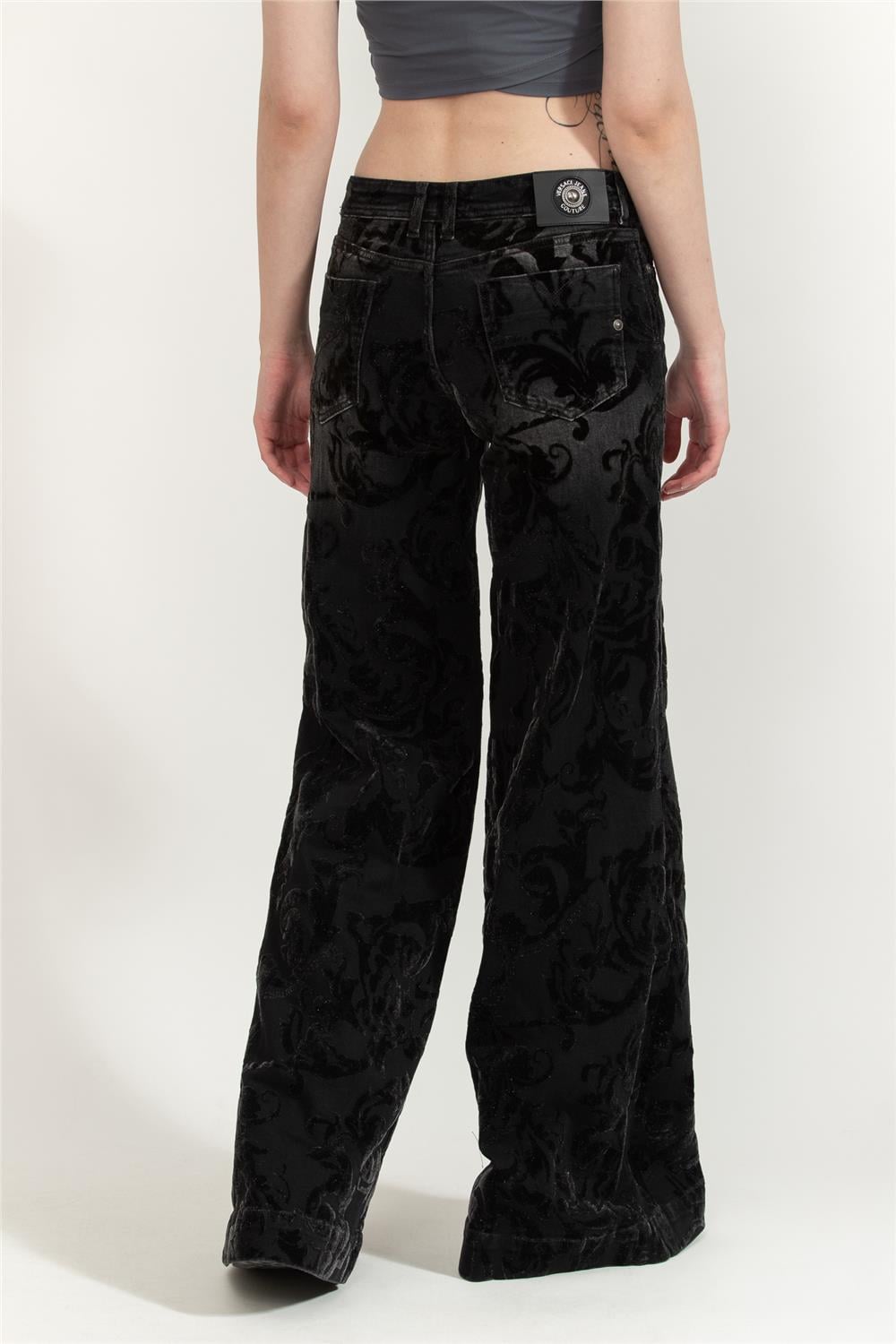Versace Jeans Couture Slim Wide Leg Stella Kadın 5 Cepli Pantolon