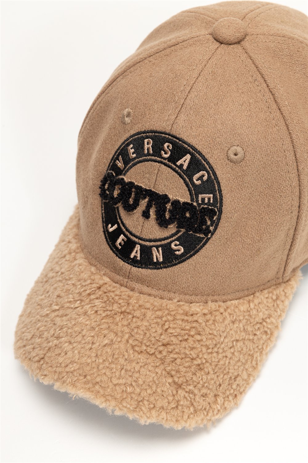 Versace Jeans Couture Wool Teddy Erkek Baseball Şapka