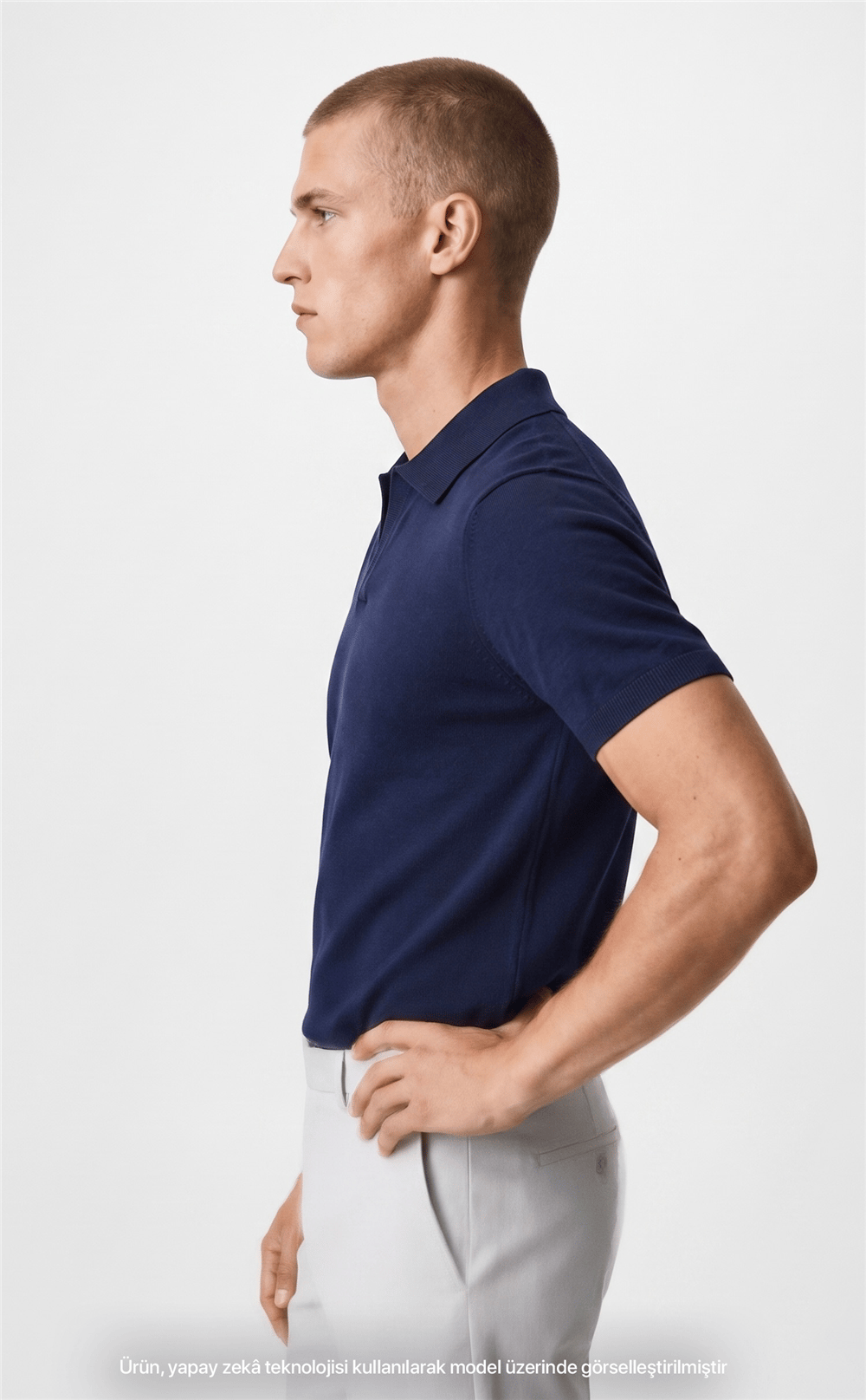 VQUE Erkek Polo Yaka Kısa Kol Rayon Triko