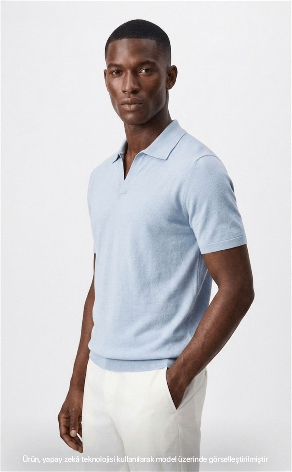 VQUE Erkek Polo Yaka Kısa Kol Rayon Triko