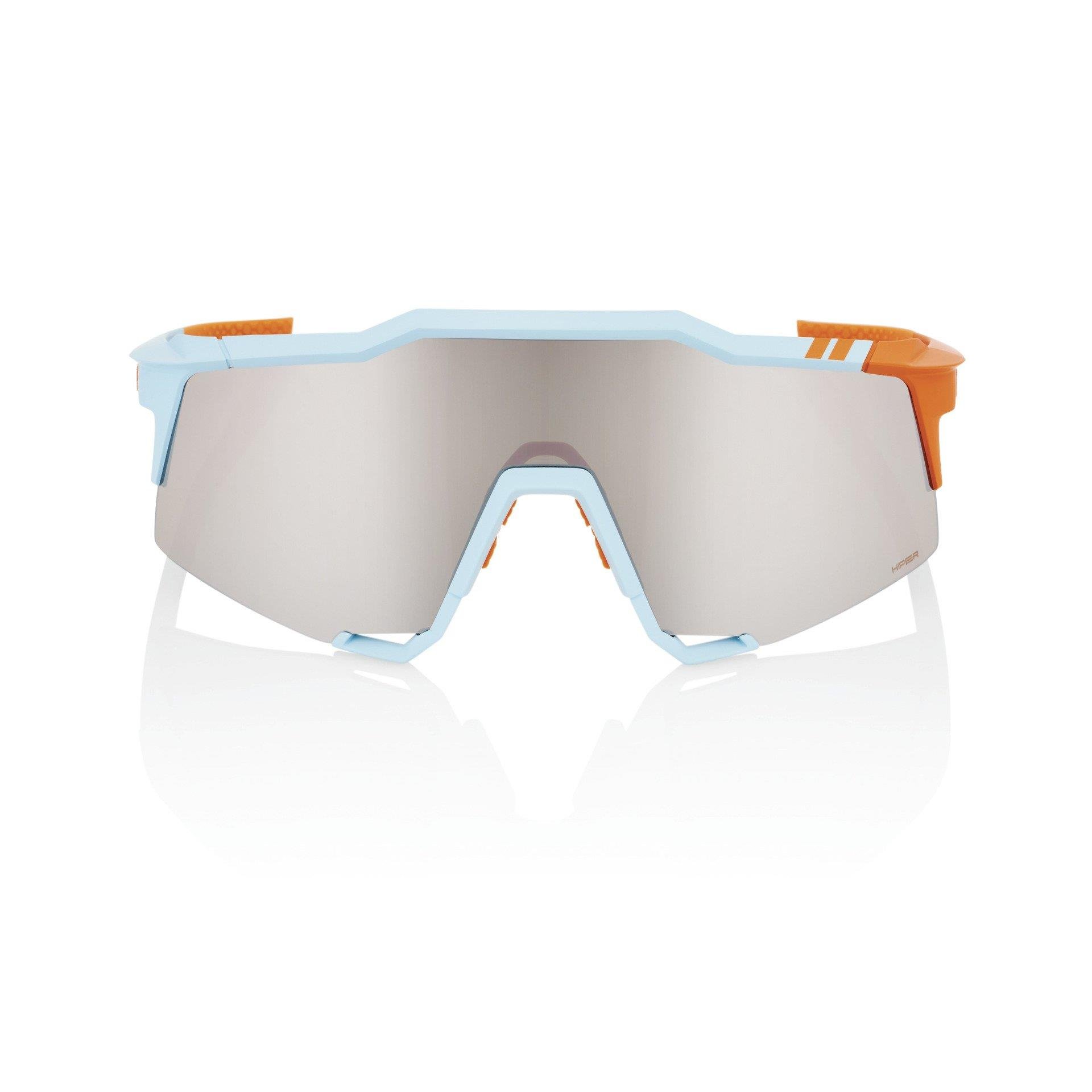 100% SPEEDCRAFT - Soft Tact Two Tone - HiPER Silver Mirror Lens