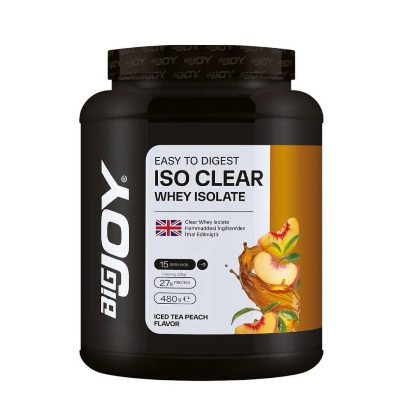 Bigjoy Iso Clear Whey Isolate 480g Ice Tea Şeftali