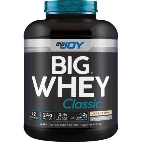 Bigjoy Sports BIGWHEY Whey Protein Classic Hindistan Cevizi & Vanilya 2196g 72 Servis