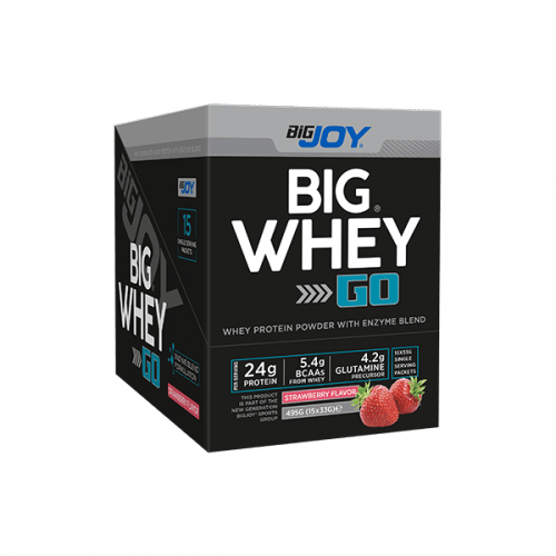 Bigjoy Sports BIGWHEYGO Whey Protein Çilek 15 Servis