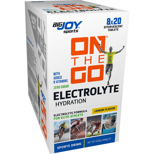 Bigjoy Sports ONTHEGO Electrolyte Sports Drink Limon 8 x 20 Efervesan Tablet