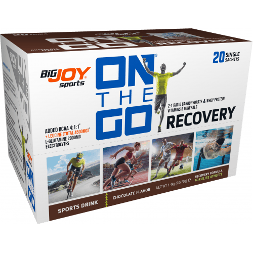 Bigjoy Sports ONTHEGO RECOVERY Sports Drink Çikolata 20 x 70g