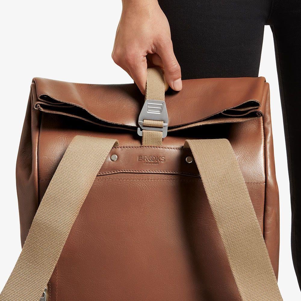 Brooks Pickwick Sert Deri Sırt Çantası