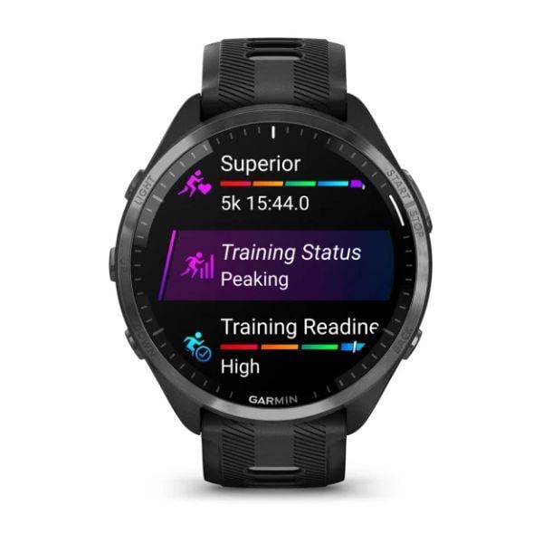 Forerunner 965 - Karbon Gri DLC Titanyum Siyah | Gri
