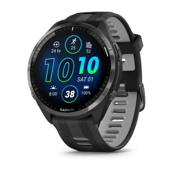 Forerunner 965 - Karbon Gri DLC Titanyum Siyah | Gri