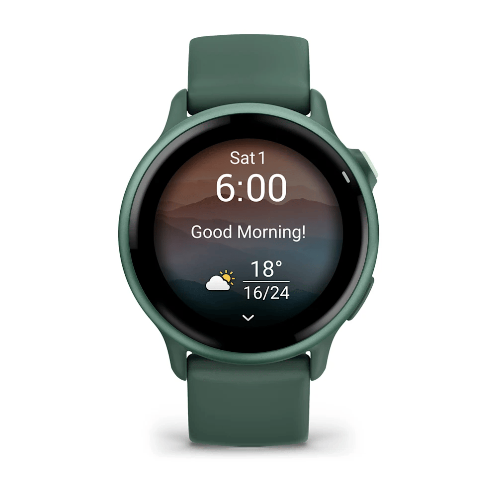 Garmin vivoactive 6 - Metalik Jasper Yeşili