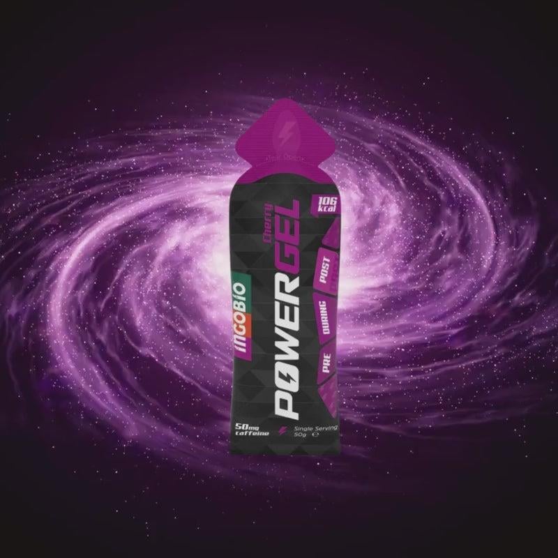 InGoBio PowerGEL Kafeinli Enerji Jeli Vişne Kutu (15 Adet)
