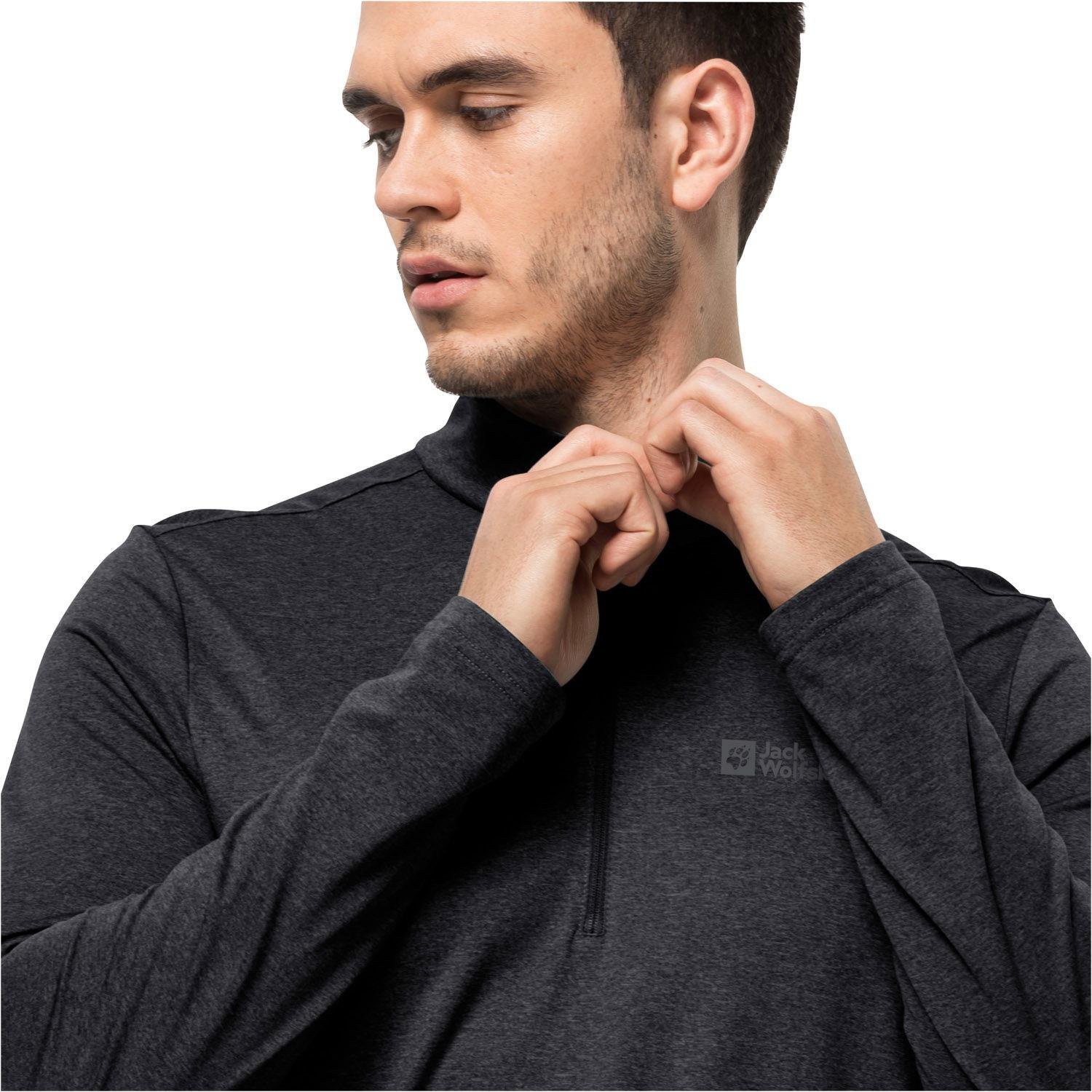 Jack Wolfskin Erkek İçlik Üst Sky Thermal HZ Siyah