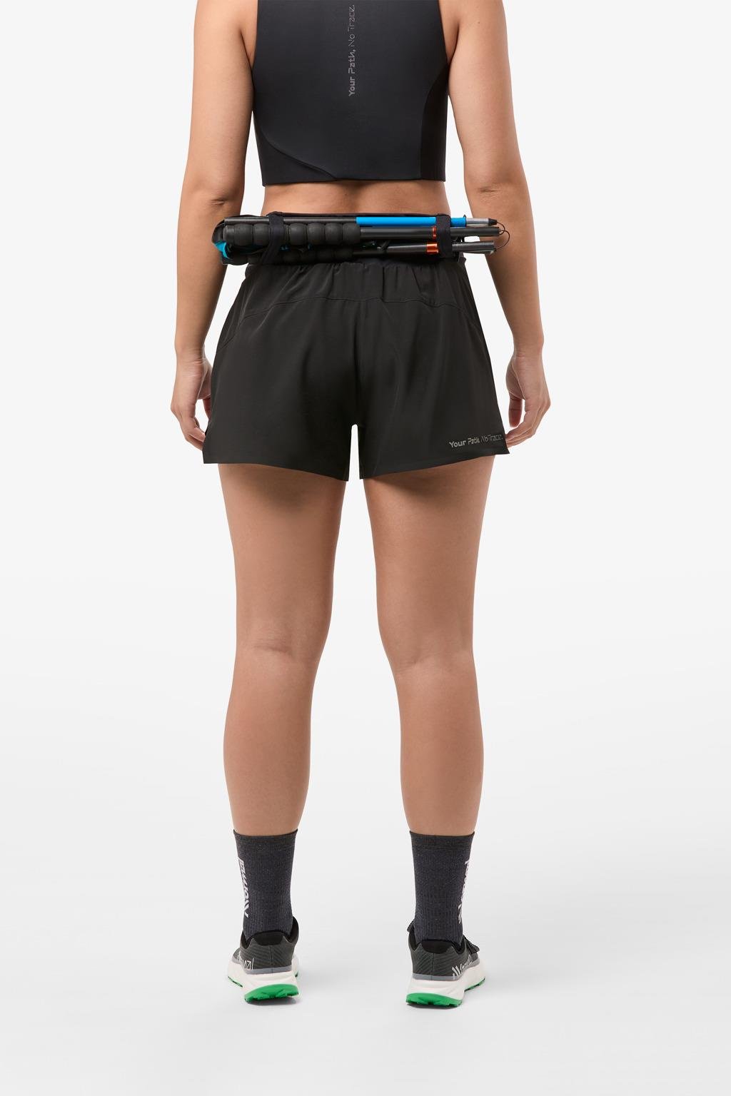 NNormal Race Shorts W Siyah Kadın Koşu Şortu