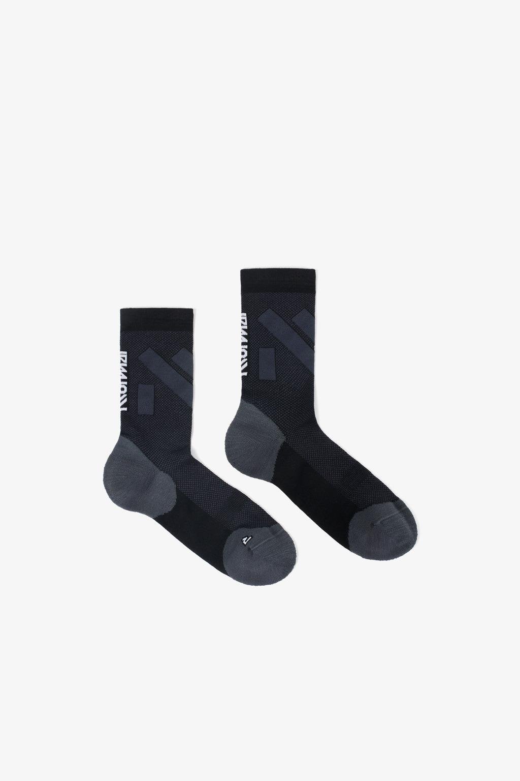 NNormal Race Sock Siyah Koşu Çorabı
