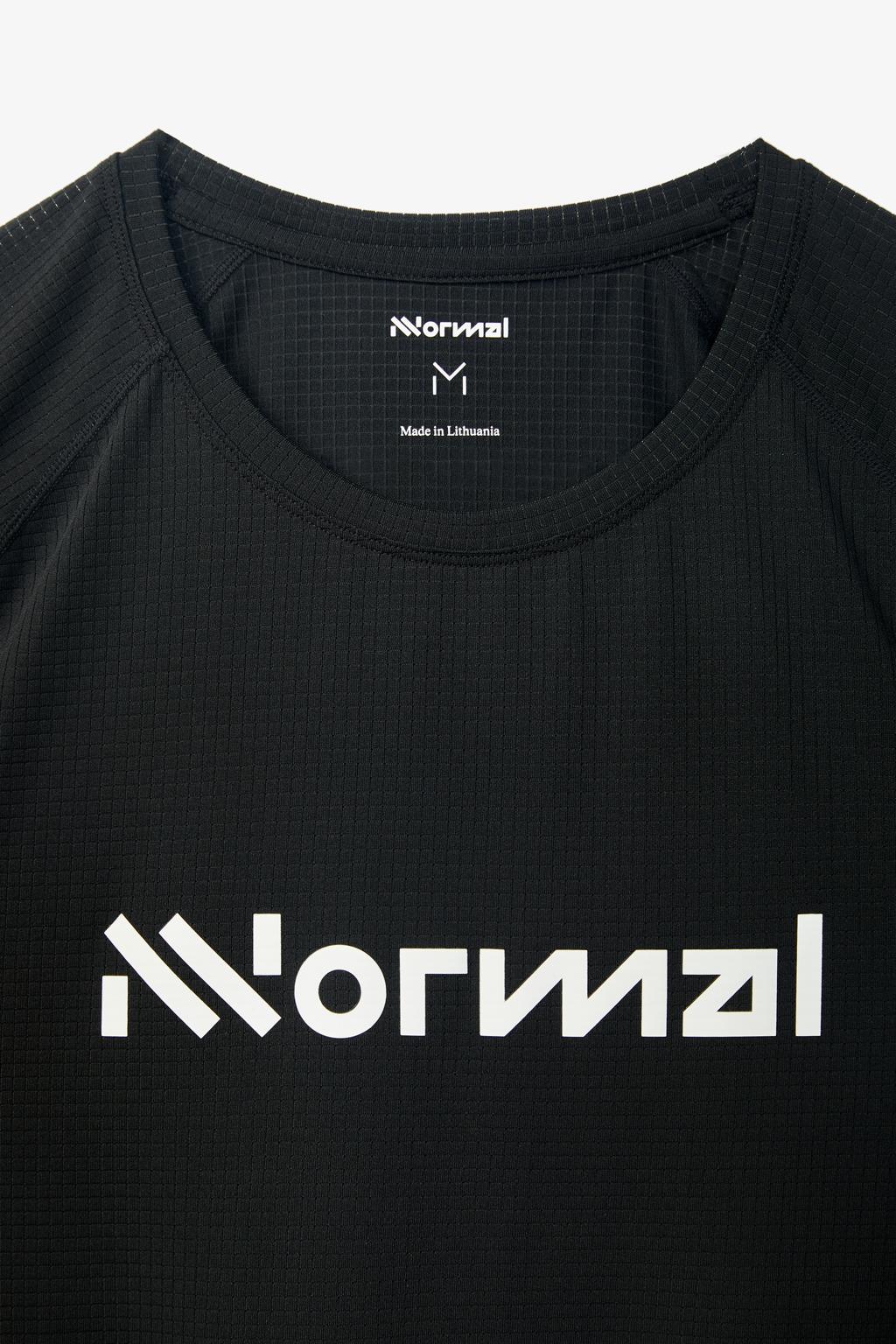 NNormal Race T-Shirt NN W Siyah Kadın Koşu Tişörtü