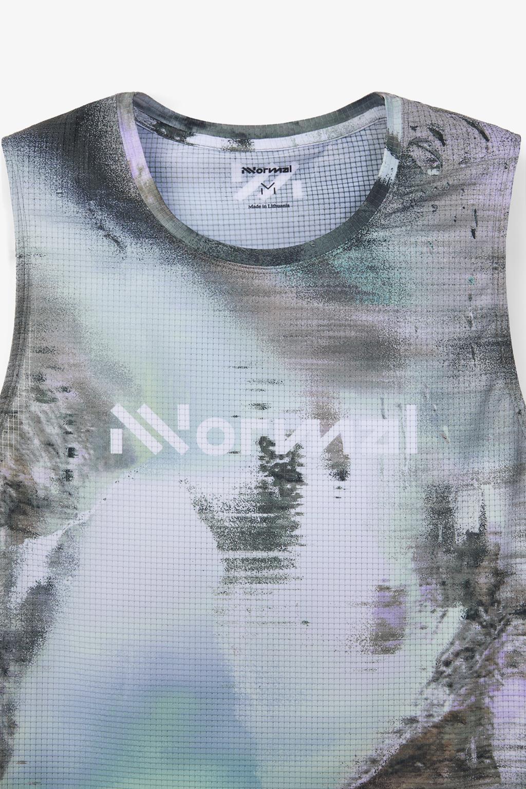 NNormal Race Tank Nature AI Print Erkek Koşu Atleti