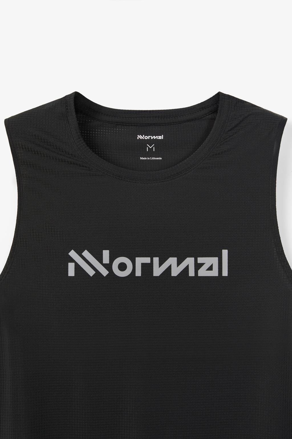 NNormal Race Tank NN Siyah Erkek Koşu Atleti