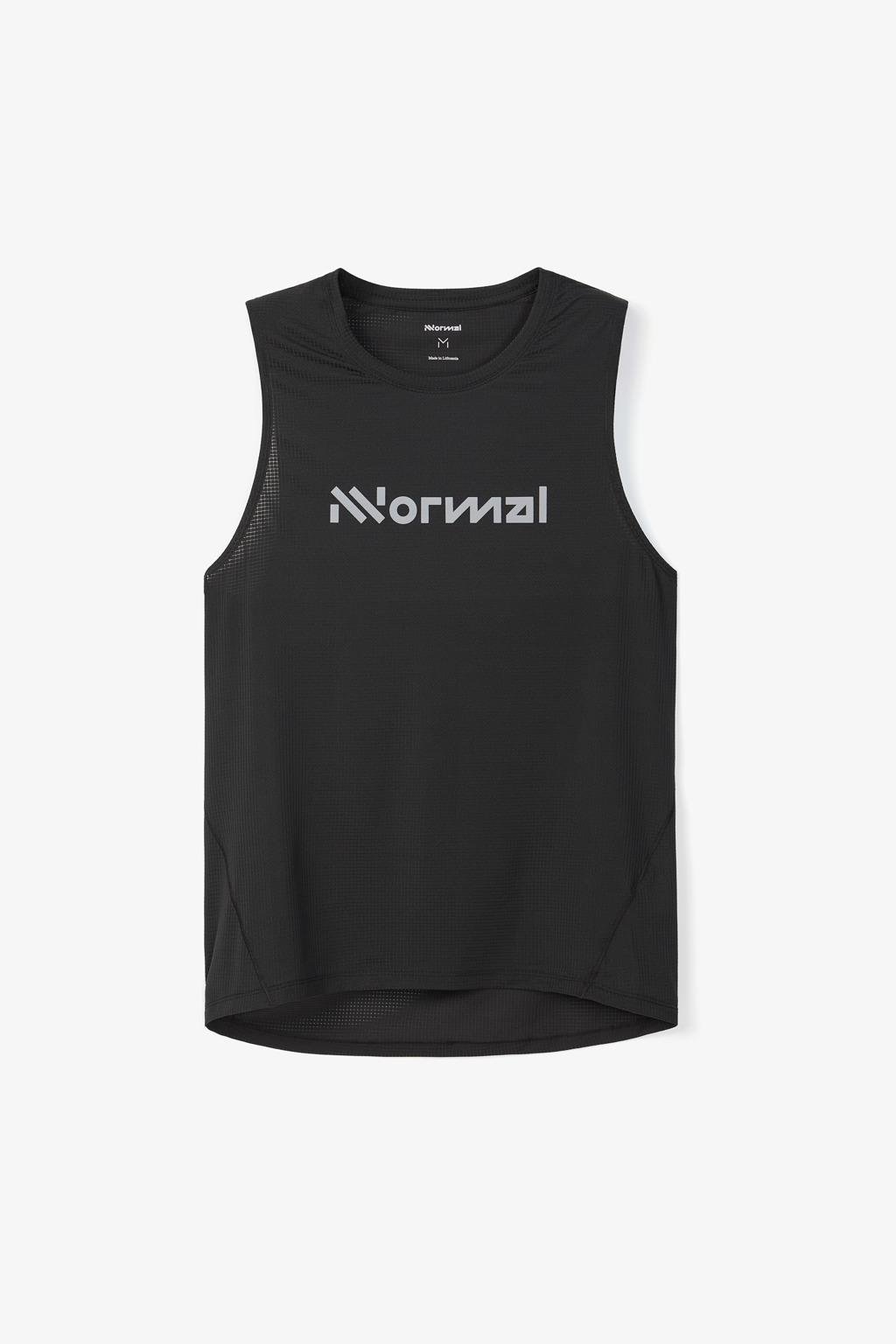NNormal Race Tank NN Siyah Erkek Koşu Atleti