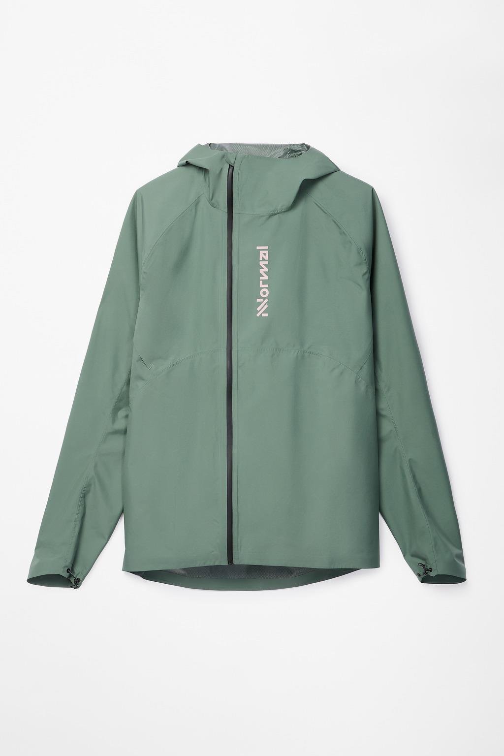 NNormal Trail Rain Yeşil Erkek Koşu Ceketi