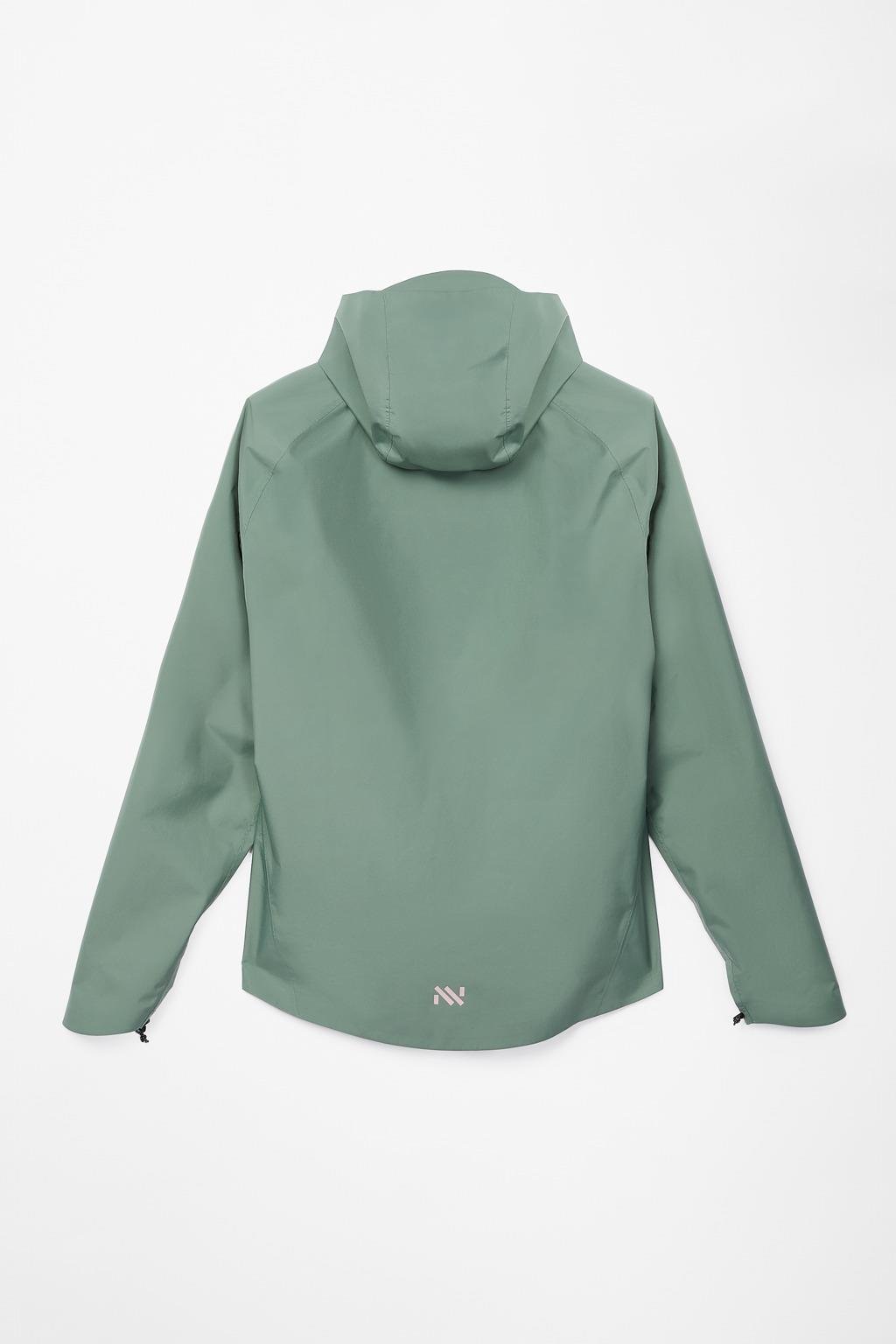 NNormal Trail Rain Yeşil Kadın Koşu Ceketi