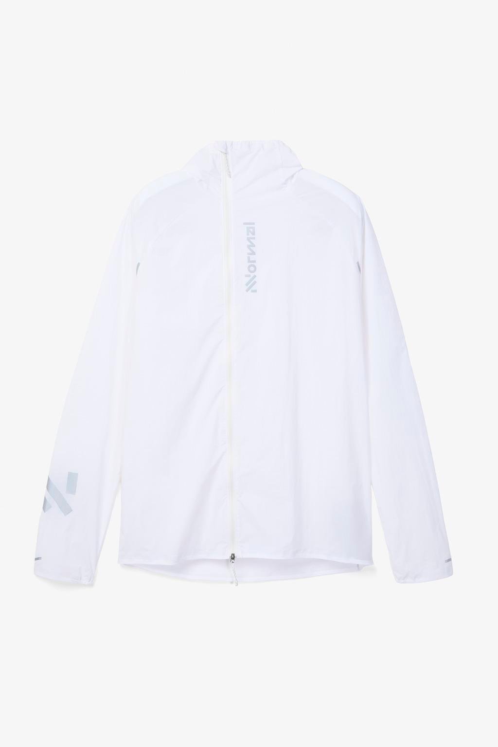 NNormal Trail Wind Beyaz Erkek Koşu Ceketi