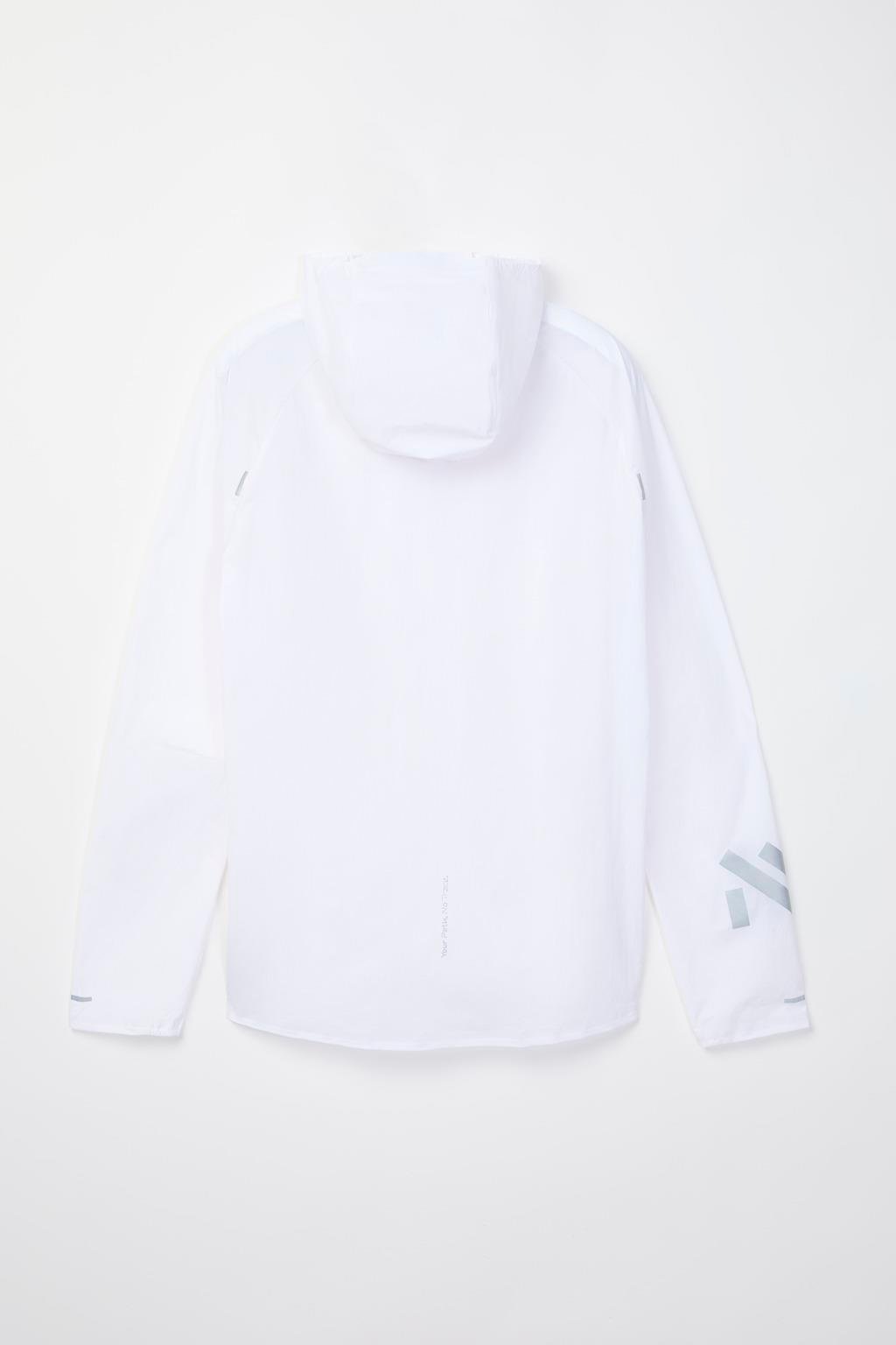 NNormal Trail Wind Beyaz Erkek Koşu Ceketi