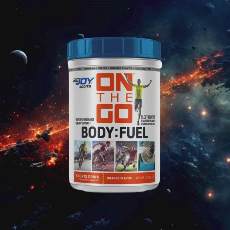 On The Go Body:Fuel Elektrolit ve Karbonhidrat Tozu Portakal Aromalı 1,32kg
