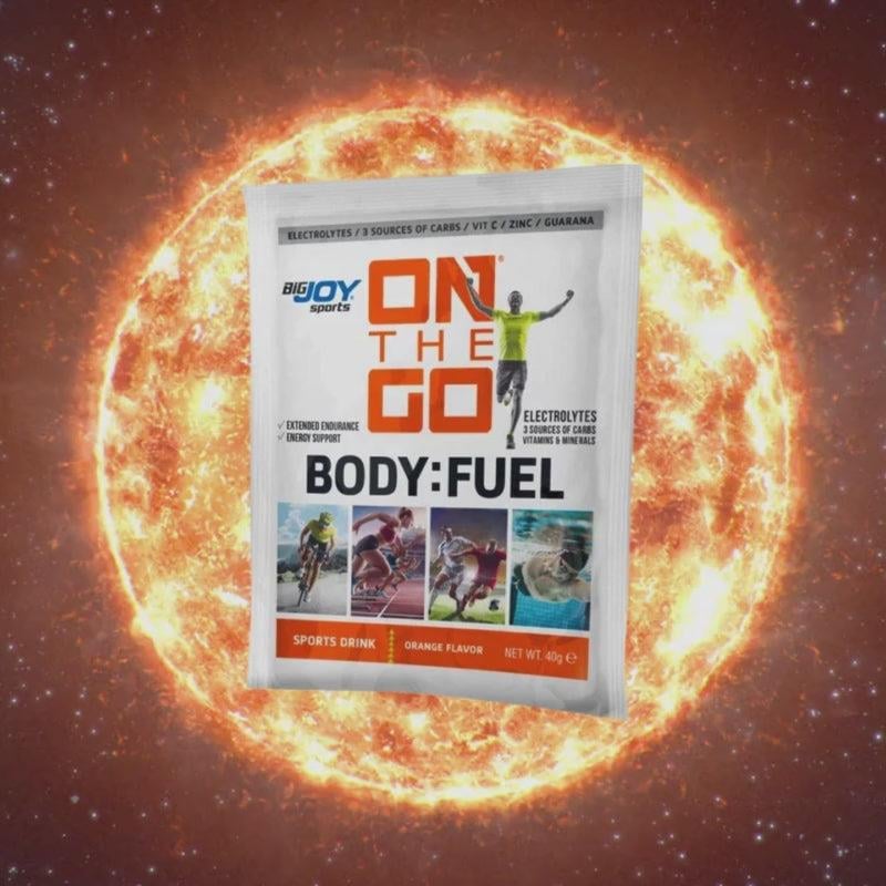 On The Go Body:Fuel Elektrolit ve Karbonhidrat Tozu Portakal Aromalı