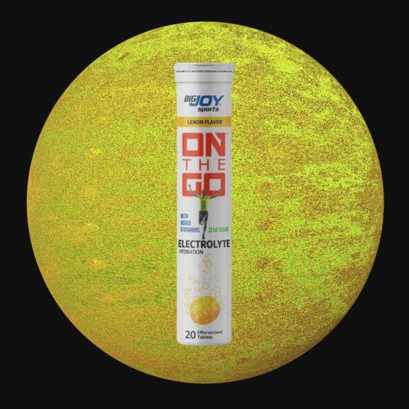 On The Go Electrolyte Limonlu Elektrolitli Efervesan Tablet Kutu (8x20 Tablet)