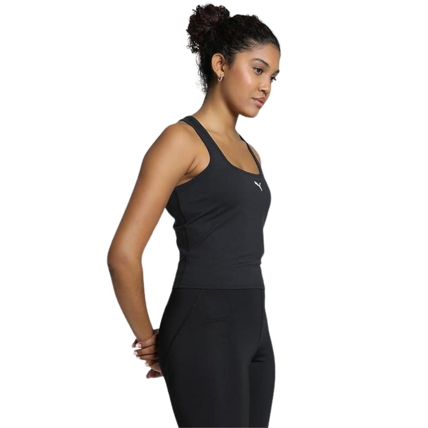 Puma Cloudspun Mesh 2:1 Tank Kadın Siyah Koşu Tank Top