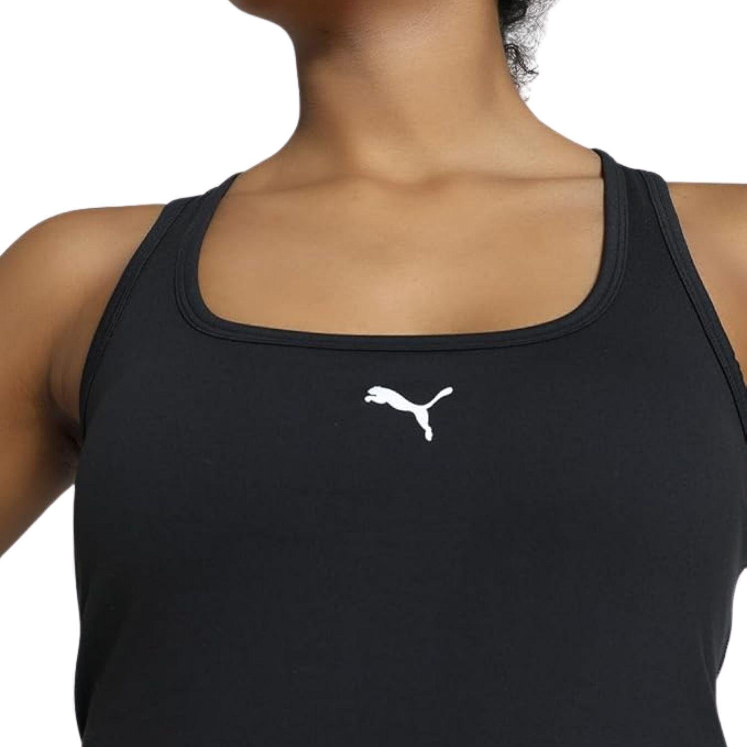 Puma Cloudspun Mesh 2:1 Tank Kadın Siyah Koşu Tank Top