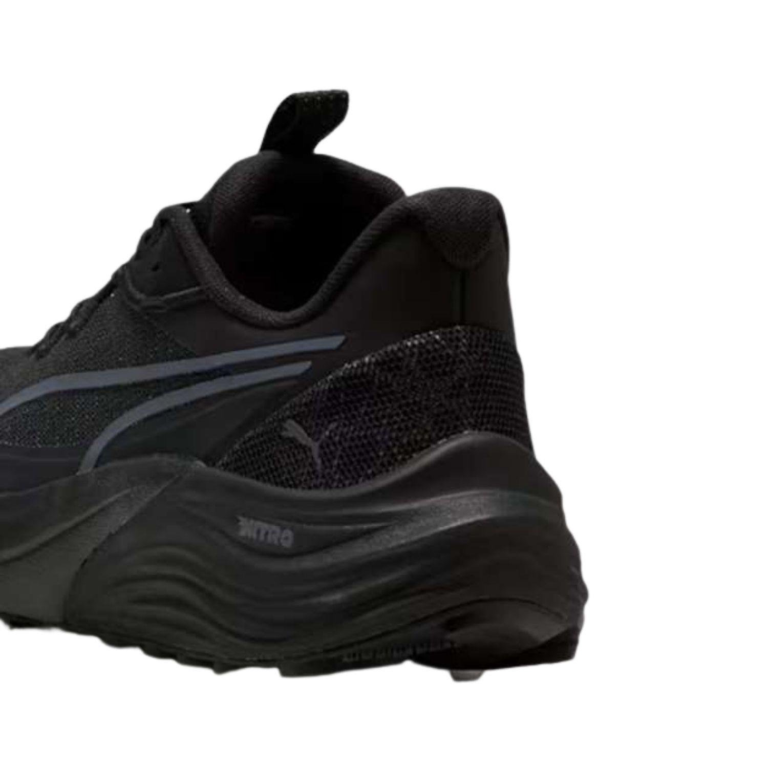 Puma Electrify Nitro 4 Trail Erkek Siyah Yol Koşusu Ayakkabısı