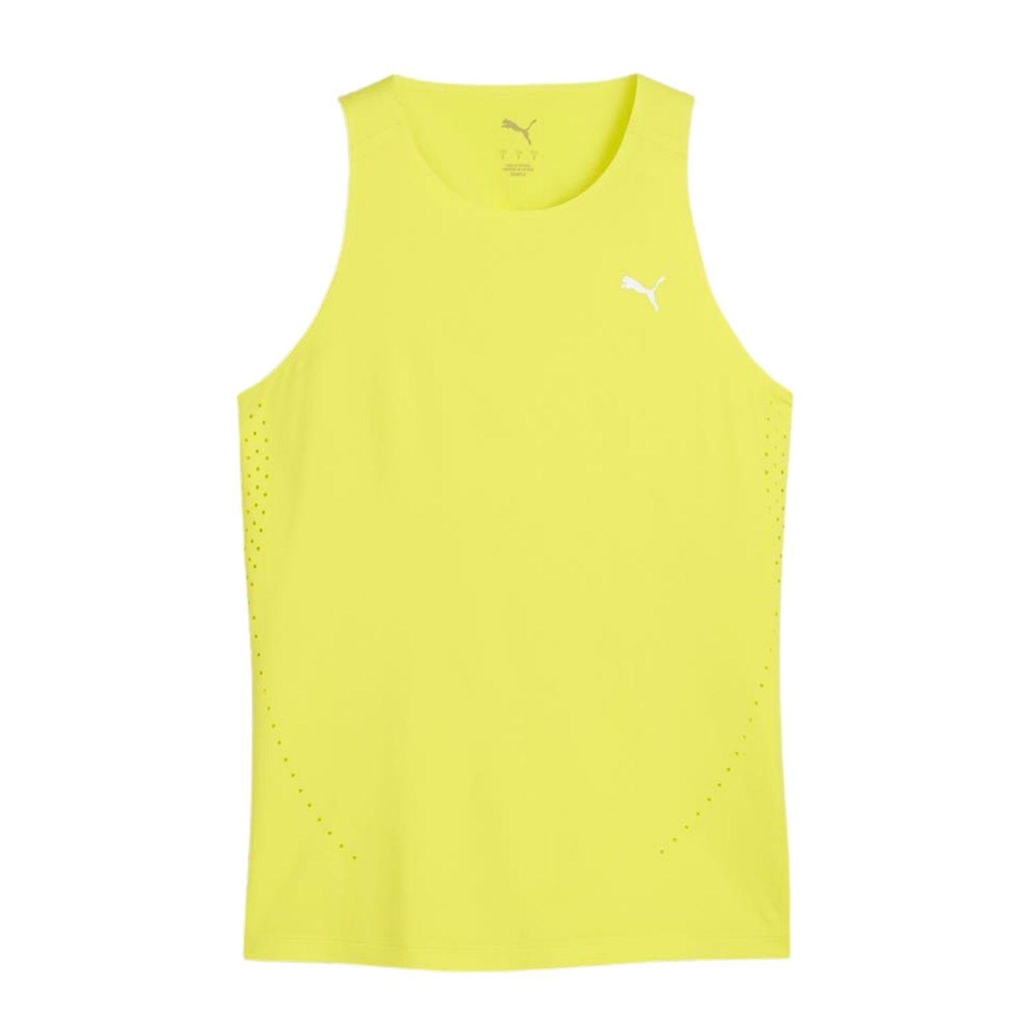 Puma Everyday Cloudspun Tank Kadın Sarı Koşu Tank Top